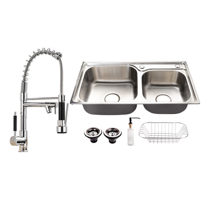 Kit Cuba Dupla Aço Inox Gourmet