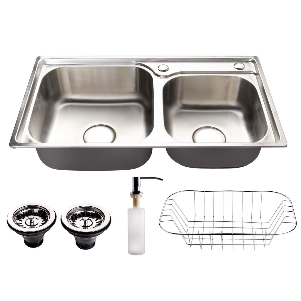 Kit Cuba Dupla Aço Inox Gourmet