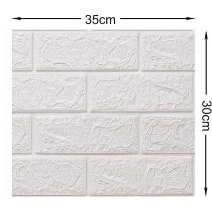 Papel de parede de tijolo 3D à prova d'água