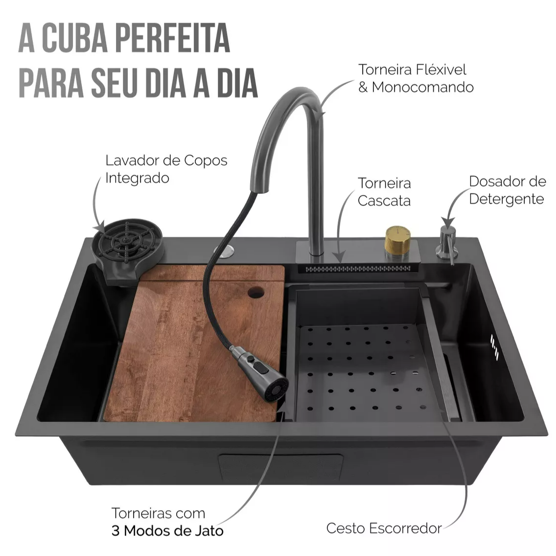 Cuba Cozinha Gourmet Preto