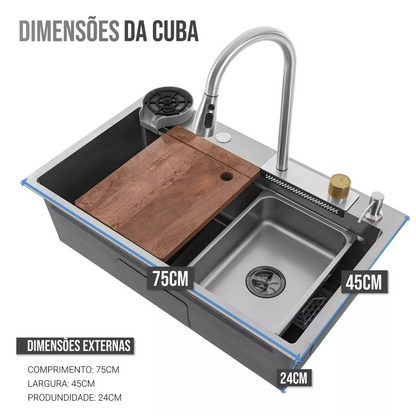 Cuba Cozinha Gourmet Prateado