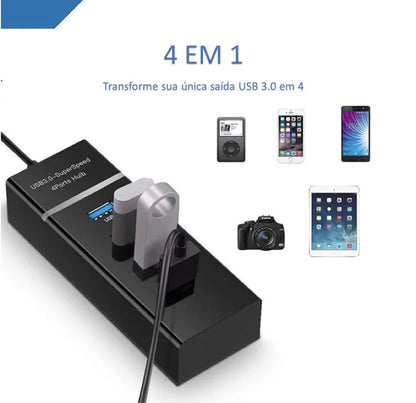 Extensão Usb 3.0 4 Portas