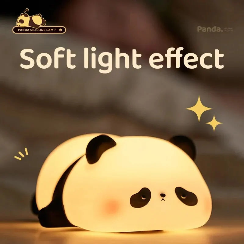 Luminária em Silicone Panda Preguiçoso