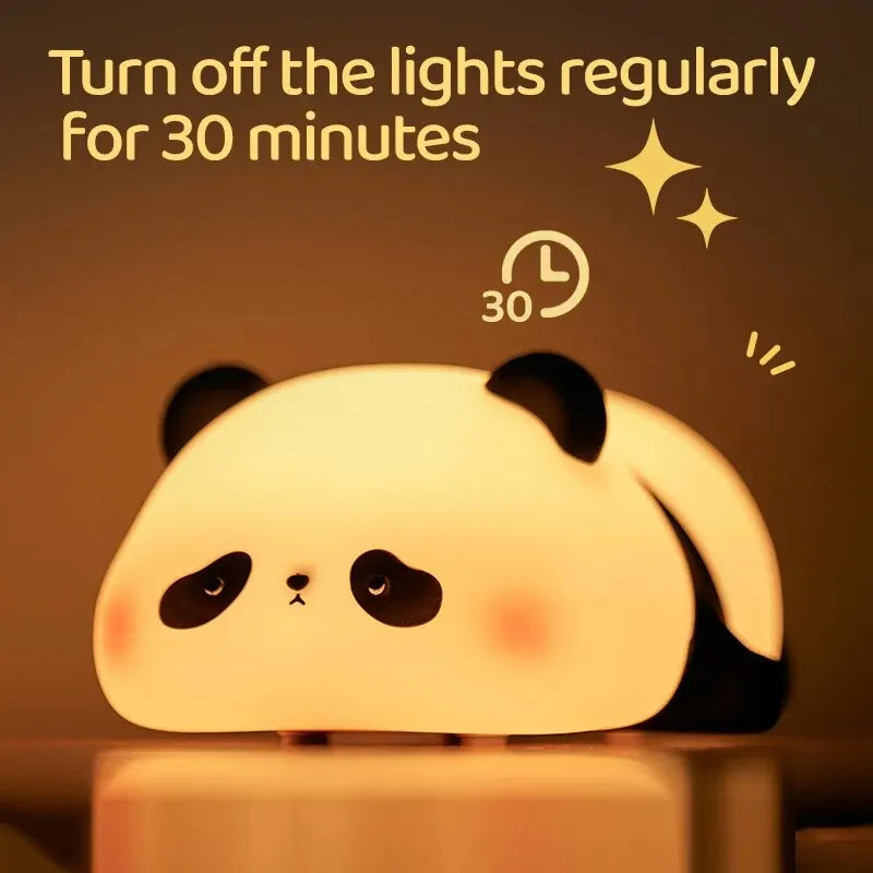 Luminária em Silicone Panda Preguiçoso