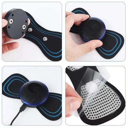 Mini Massageador Elétrico Portátil - Para Aliviar Dores Musculares