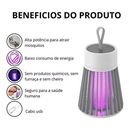 Mosquiteiro Eletrônico - Luminária Led