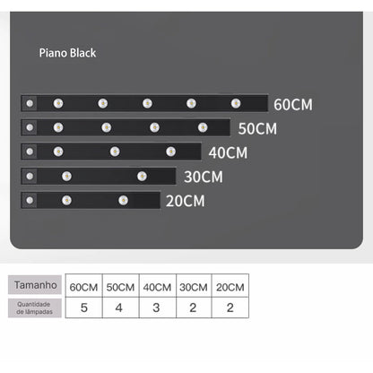 (Kit 2 uni) Luminária 3 Cores | Com Sensor De Movimento