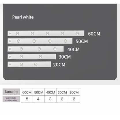 (Kit 2 uni) Luminária 3 Cores | Com Sensor De Movimento