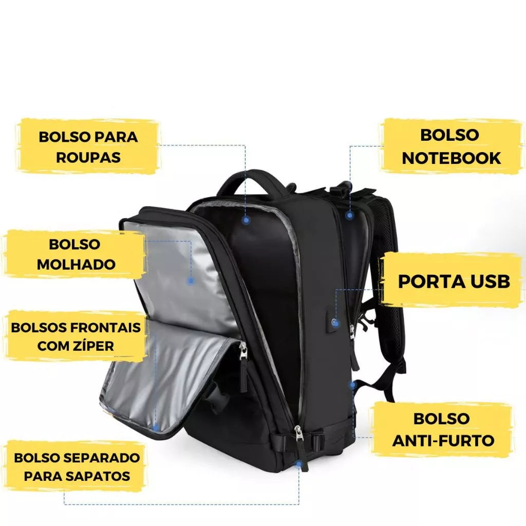 Mochila Travel-MIX Executiva de Viagem