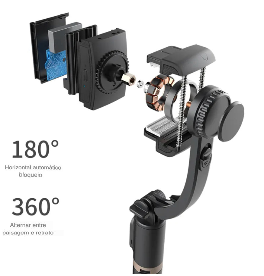 Estabilizador Gimbal selfie stick | IOS, ANDROID